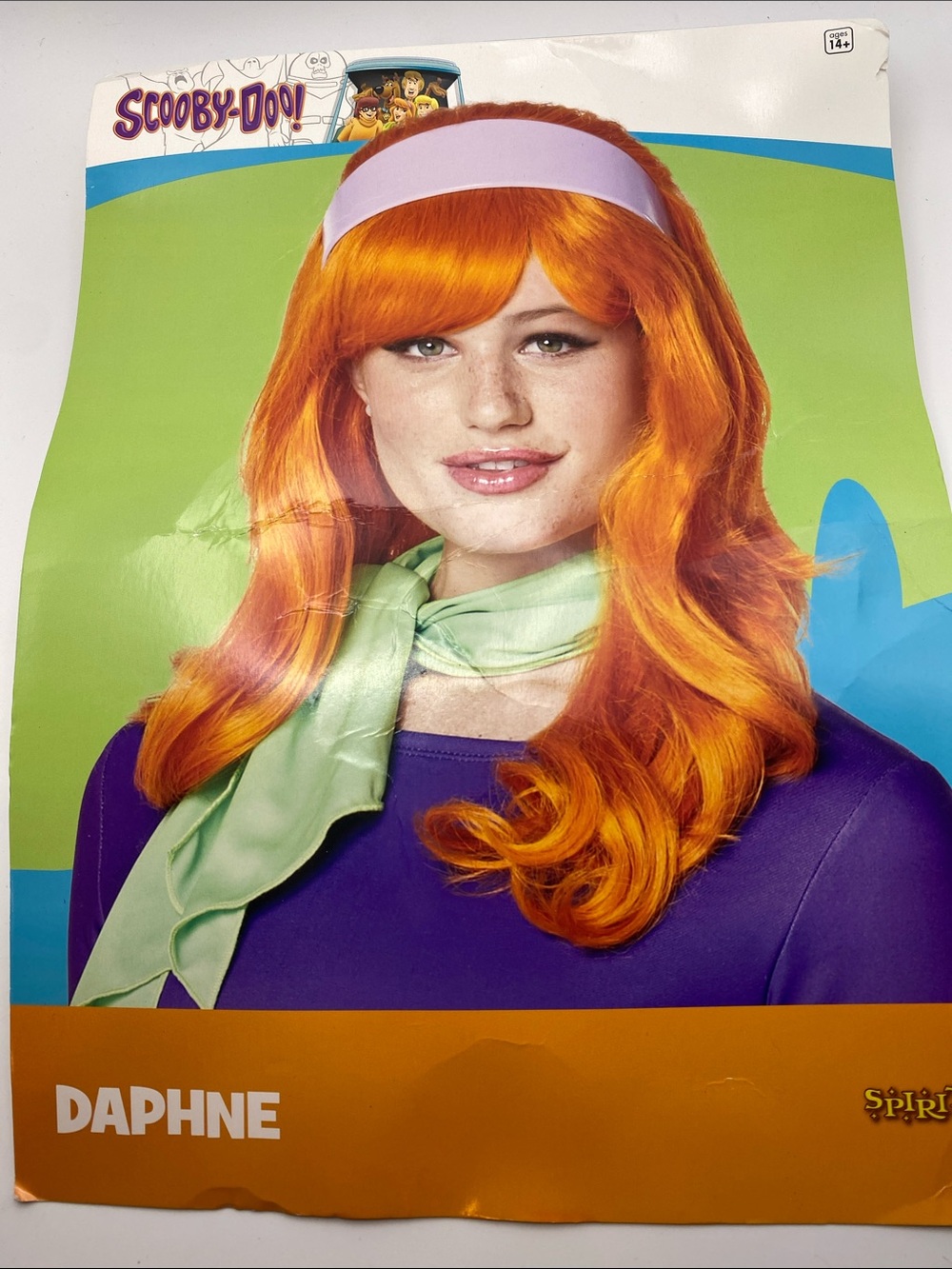 Daphne Orange Wig